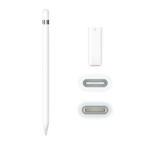 Apple Pencil (1st Generation) with USB-C Adapter for iPad - White