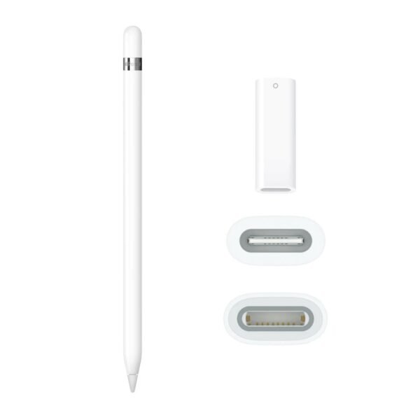 Apple Pencil (1st Generation) with USB-C Adapter for iPad - White